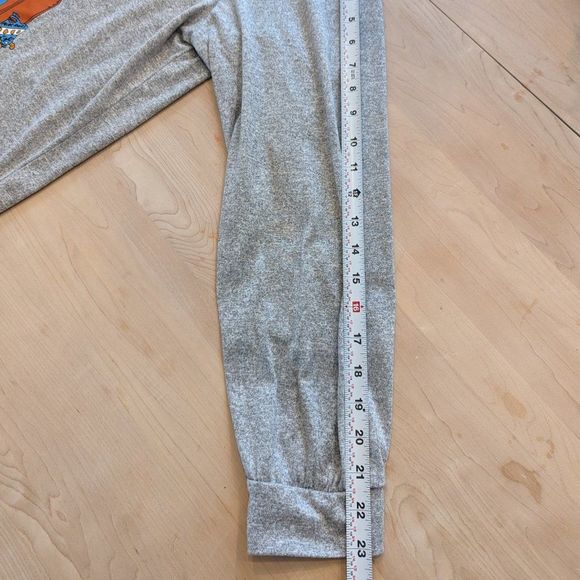 Simpsons VINTAGE long sleeve print shirt gray with funny wording Size Large - Picture 6 of 10